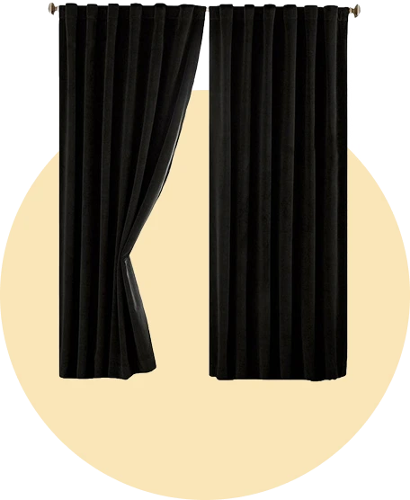 Black Blackout Curtains