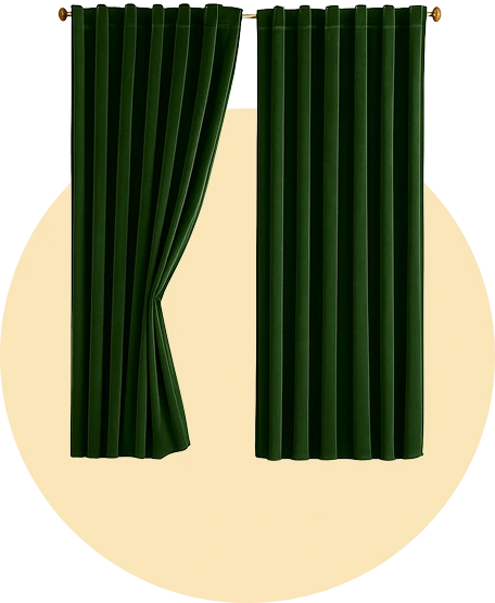 Green Sheer Curtains