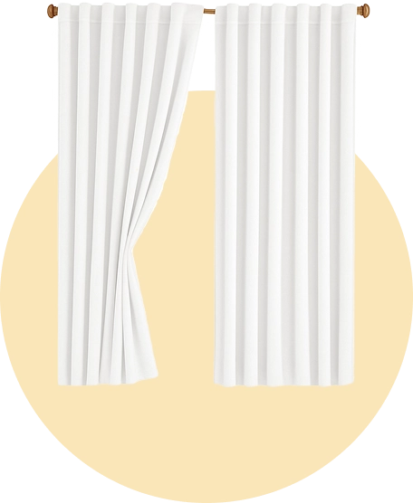 White Sheer Curtains