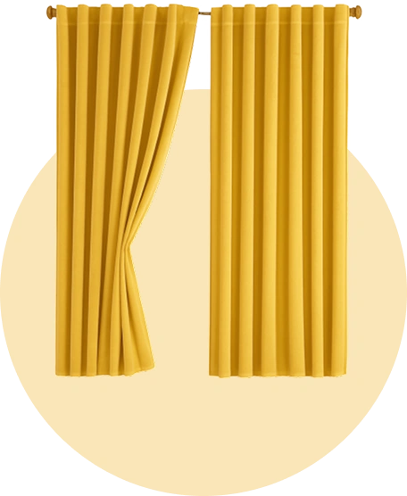 Yellow Sheer Curtains