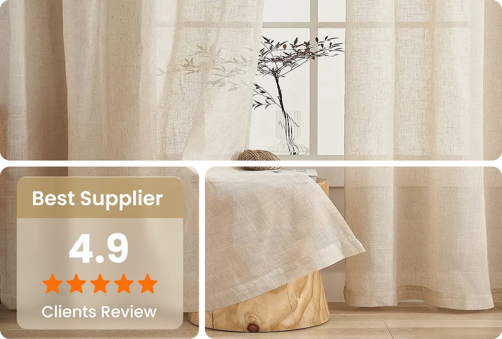 linen curtains